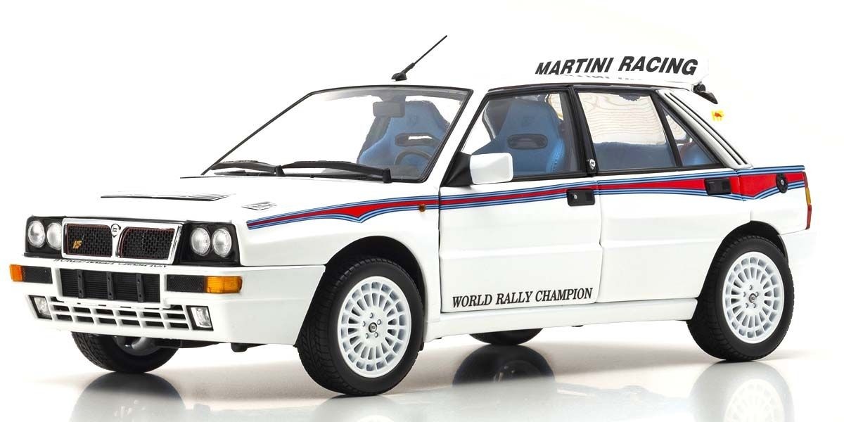 KYOSHO 8344E 1:18 LANCIA RALLYE DELTA HF INTEGRALE 6 - WHITE