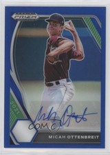2021 Panini Prizm Draft Picks Blue 27/99 Micah Ottenbreit #PDP114 Auto nd3