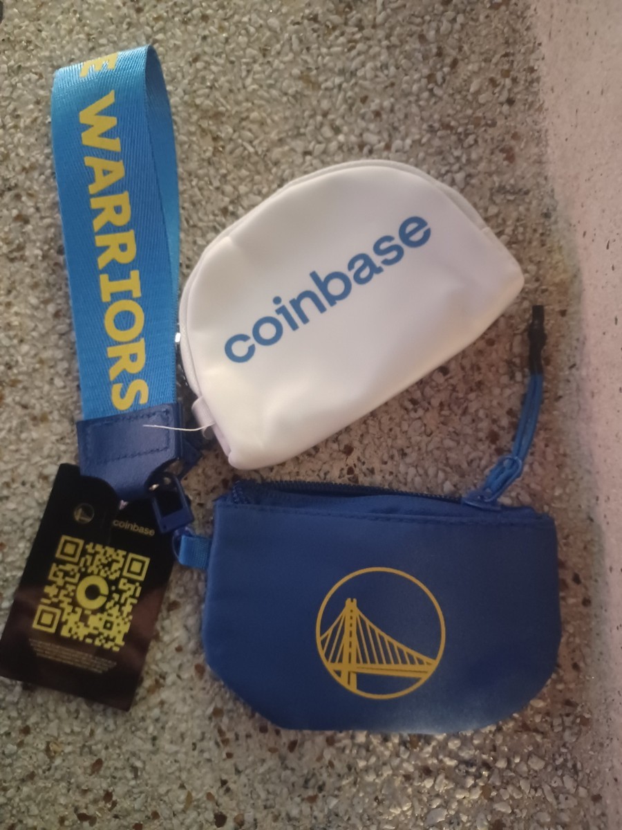 2025 Golden State Warriors Wrist Pouch Bag Key Chain Coinbase (New) | eBay