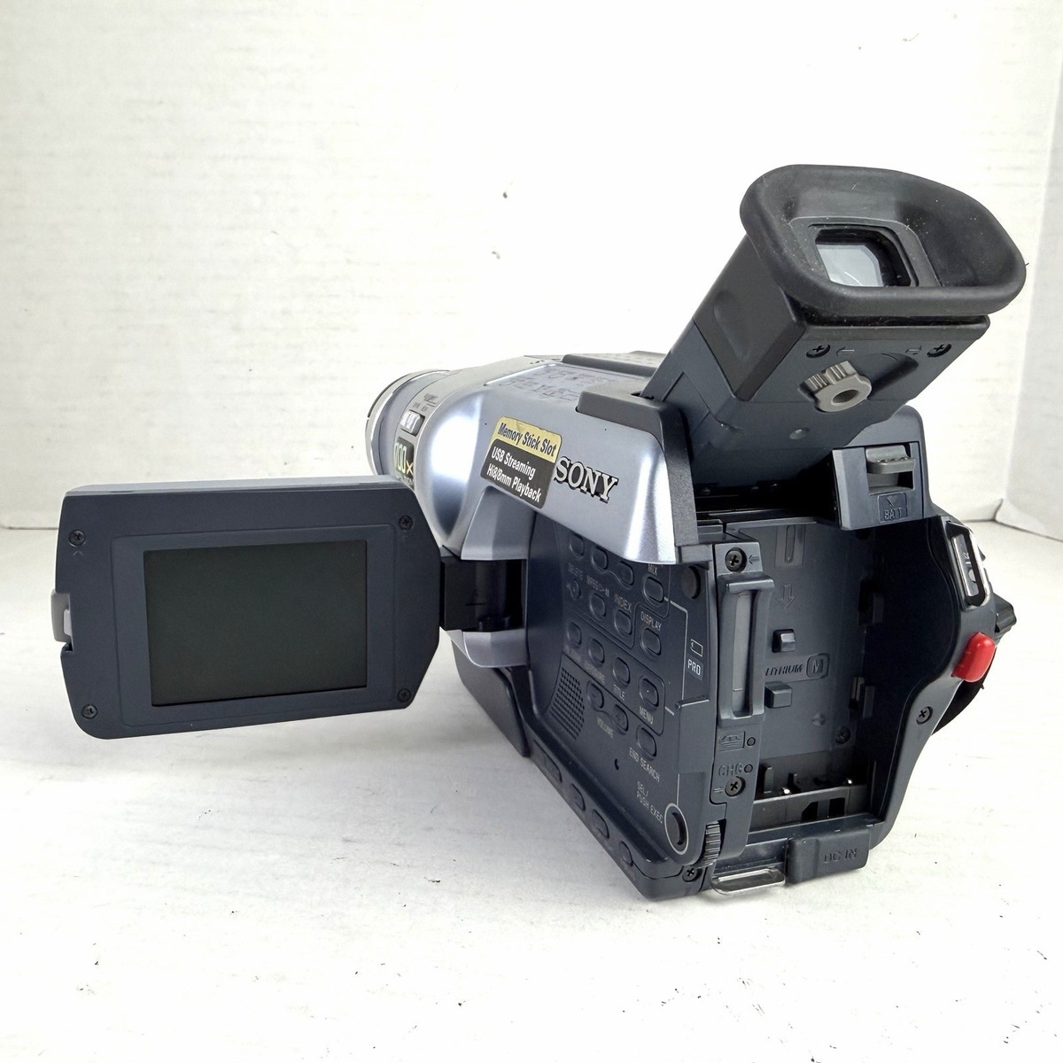 Sony DCR-TRV350 Digital Handycam PARTS OR REPAIR Works But No Tape