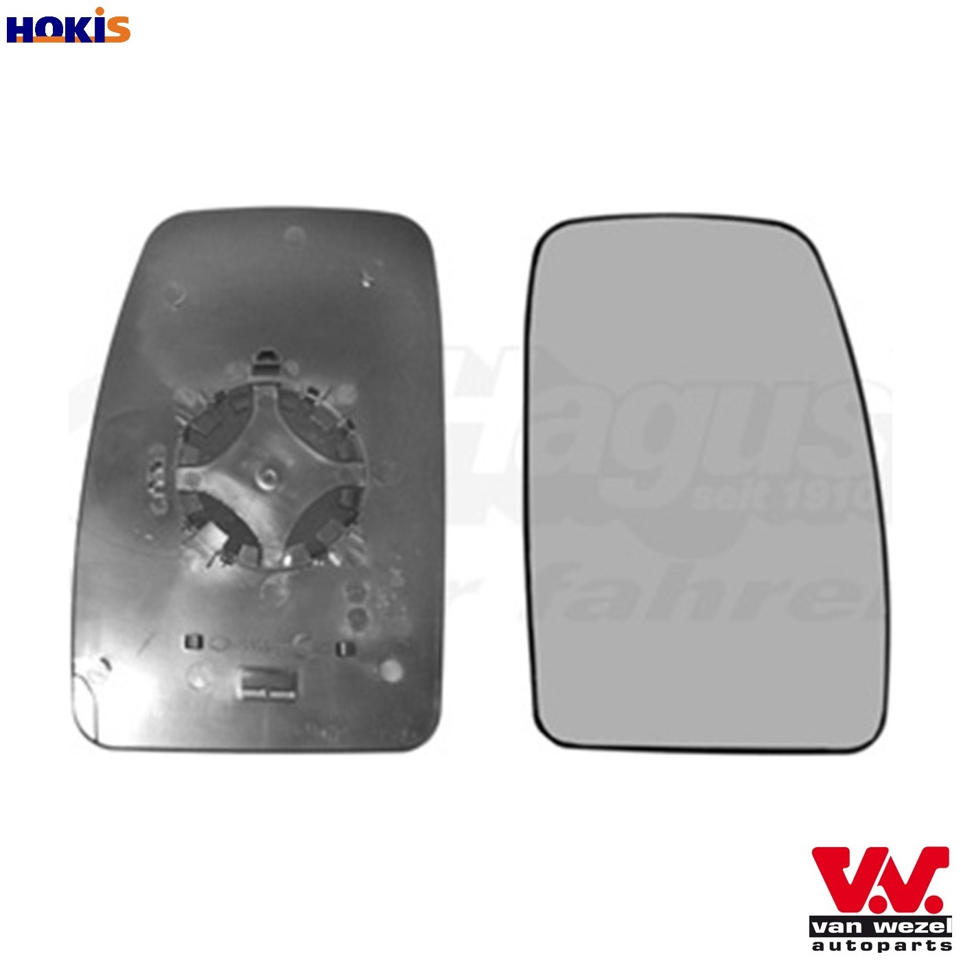 VAN WEZEL Wing Mirror Glass OPEL,RENAULT,NISSAN 3799836 4419417,963655132R - Image 6