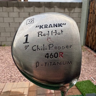 Krank Red Hot Chili Pepper 460R Titanium Driver Graphite Shaft 9° 47.5''