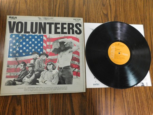 Jefferson Airplane Vintage Vinyl LP Record 1969 "Volunteers" with insert - Picture 1 of 5