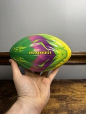 Rare Chuck E. Cheese's Soft Foam 8" Football Multicolored Purple Green Yellow