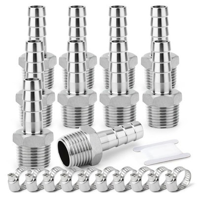 Edelstahl 304 Schlauchanschluss 12 mm 1 2 BSP Industri