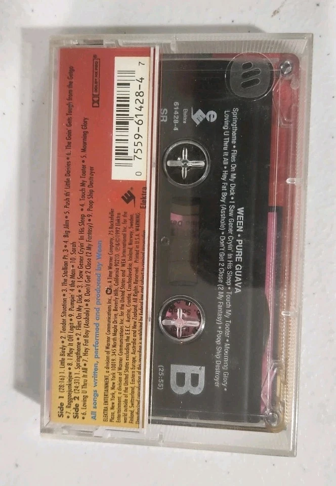Rare 90's Ween - Pure Guava - 1992 Cassette Tape - Alternative Rock - Image 3 of 3