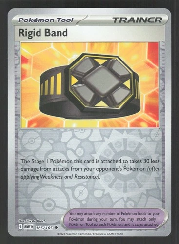Rigid Band 165/165 Reverse Holo SV: Scarlet & Violet 151 NM