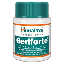 Himalaya Geriforte 60 Tablets - Daily Multi-Herbal Vitality  Anti-Stress - USA