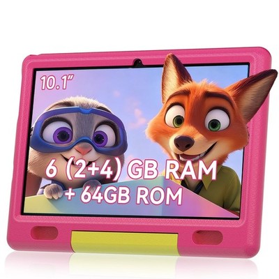 10-inch Kids Tablet Android 13 HD IPS, 6GB RAM+64GB,Quad-Core WIFI Shockproof