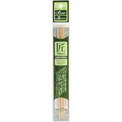 Clover Takumi 7-Inch Double point, Size 3,Pack of 5 (3015-03)