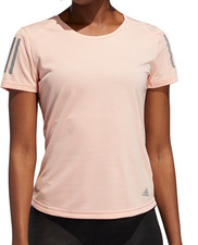 Adidas NEW Womens Own the Run Short Sleeve Fashion T Shirt Small 35