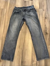 Flypaper Jeans Mens 32w X 30l  Blue Straight Leg Medium Wash 9" Rise 8" Leg