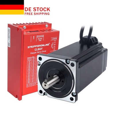 STEPPERONLINE 12Nm Nema 34 Closed Loop Schrittmotor&Treiber Kit w/ 1.5m cable