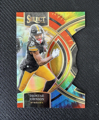 Panini 2023 Select Diontae Johnson Premier Level Prizm /25 #124 Steelers