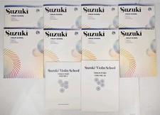 The Suzuki Method Violin School Part Volumes 1 - 10 Sheet Music Lot