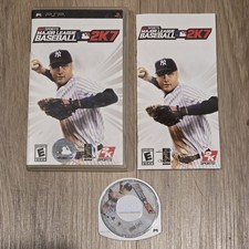 Major League Baseball 2K7 (Sony PSP, 2007) Complete In Box Tested Working 