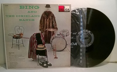BING CROSBY And The Dixieland Bands '58 Decca MONO dg collection BEAUTY LP
