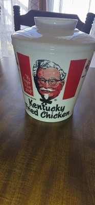 Vintage 1969 KFC Kentucky Fried Chicken Glass Bucket Globe Light