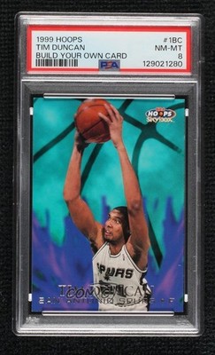 1999-00 Skybox NBA Hoops Build Your Own Card 30/250 Tim Duncan #1BC HOF 5l2