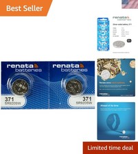 371 SR920SW Batteries - 1.55V Silver Oxide 371 Watch Battery 2 Count