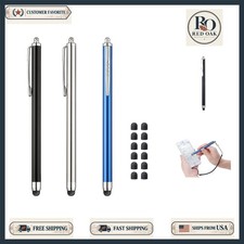 Stylish Touch Screen Stylus Pens - 0.24 Inch Tip with 12 Extra Replaceable Tips