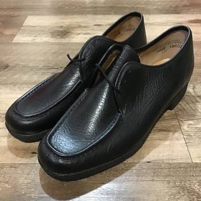 New Vintage 60s Hush Puppies Men's Size 10.5W Black Leather Lace