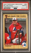 Topps 2023 Topps Now Turn Back the Clock Bill Belichick #BB1  PSA 10