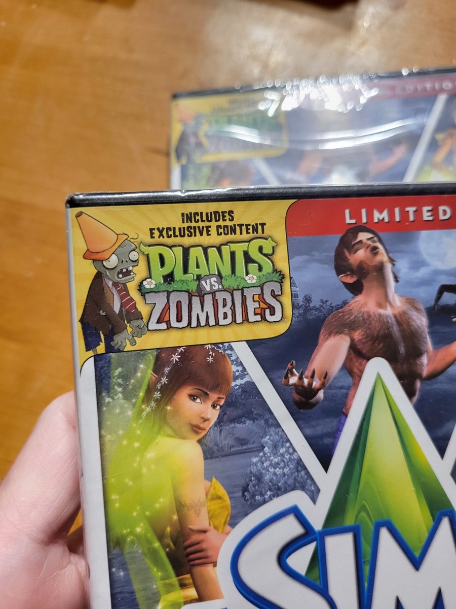 The Sims 3 Supernatural Expansion Pack EA Plants vs Zombies