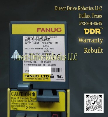 **12mo Warranty**Same Day Shipping Avail.**REBUILT** Fanuc A06B-6121-H006#H550