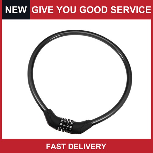RESET-028 Cobination Cable Lock - Versatile 12\"/24\"/48\" Sizes, 4-Digit...