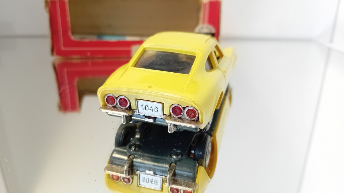 Schuco 1048 Micro Racer Opel GT Yellow Automatic Racer in Box | eBay