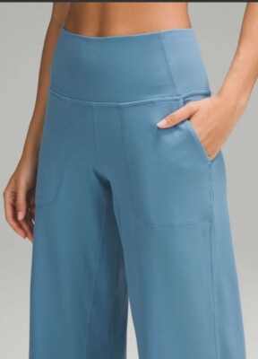 NWT Lululemon Align High-Rise Wide-Leg Pant 31 UTILITY BLUE RARE 2