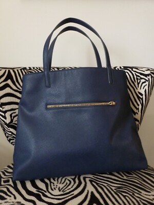 Tommy Hilfiger Navy Blue Large Purse Tote Bag with Hang Tag
