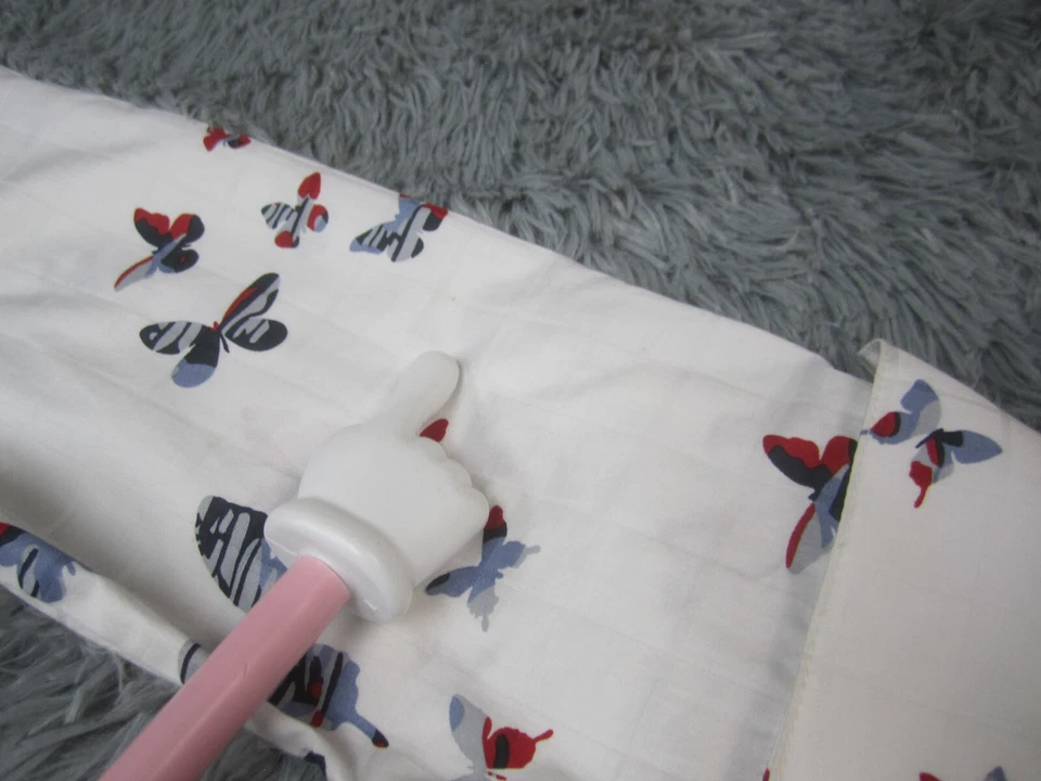 Isabel Shirt Womens Medium White Blouse Butterfly Print Casual Long Sleeve - Image 2 of 4