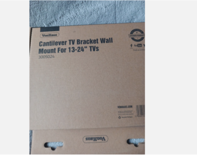 VonHaus 13-27 Inch TV Wall Bracket Mount - Tilt and Swivel Swing 