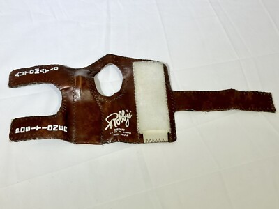 Robby's Medium Right Handed Glove Wrist Brace Automatic Positioner Brown Vintage