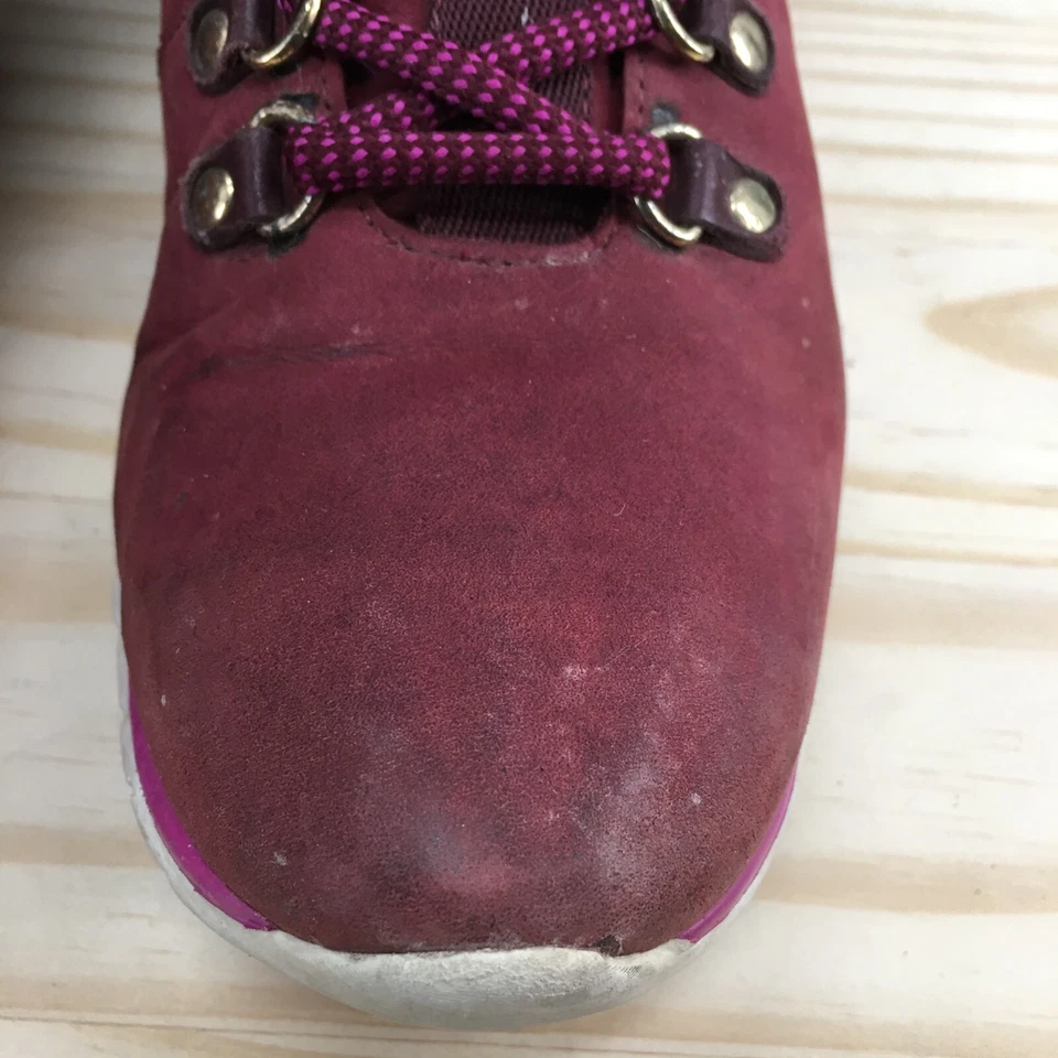 Cole Haan Botas Mujer 8 B ZeroGrand Impermeable Botín con Cordones W15536 Borgoña Foto 4 de 4