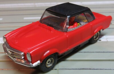 Faller AMS -- Mercedes 230 SL Coupe mit Blockmotor, 60er Jahre Spielzeug (RPS57)