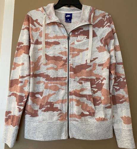 nike pink camo hoodie