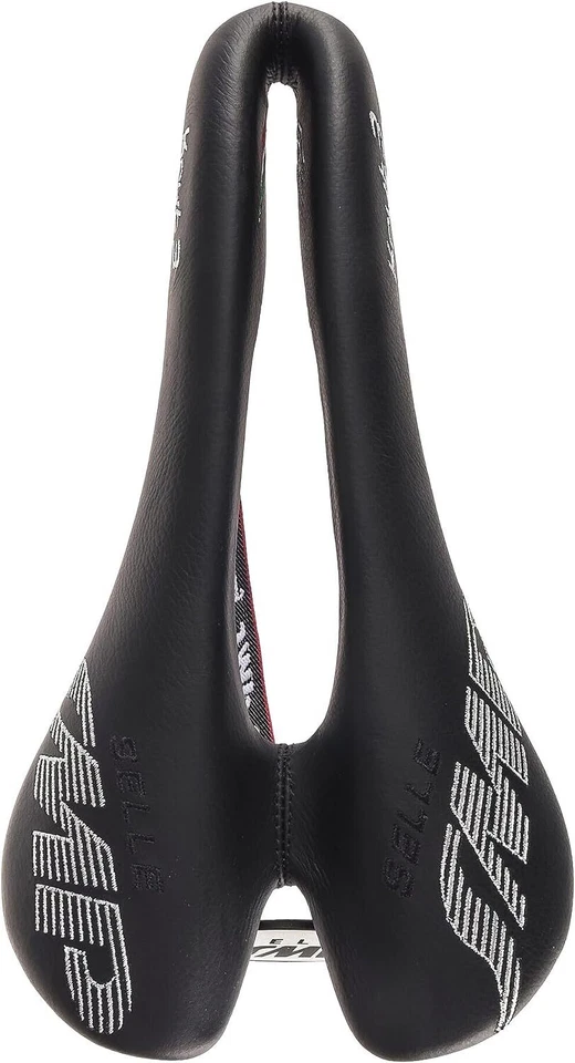 Asiento de sillín de bicicleta Selle SMP Kryt 3 Crit Italia acero cuero elastómero espumado Foto 3 de 4