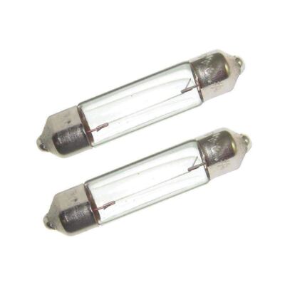 Perko 24v 10w Bulbs 2-pk Double End Festoon #0072DP1CLR
