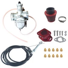 VM22 Carburetor Jet Throttle Cable Kit For Predator 212cc 196cc Clones Go Kart