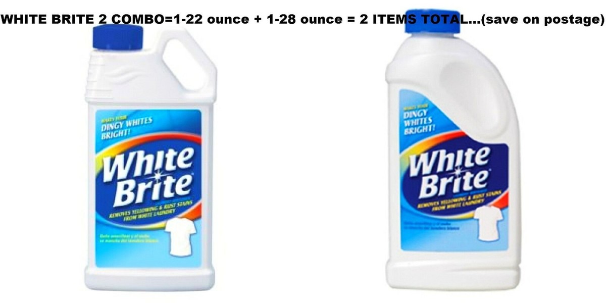 WHITE BRITE Laundry Whitener BriGhTenER bOOsT White brighten
