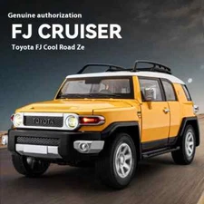 1:24 Toyota FJ Cruiser Off Road SUV Alloy Car Model Diecast Toy Vehicle Sound