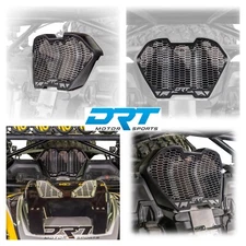 DRT Aluminum Air Intake Vent W Mesh Inserts Black Fits: CAN-AM MAVERICK R 2024+