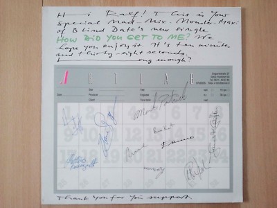 Blind Date How Did You Get To Me Musterplatte extrem rar Maxi Single Vinyl, 108