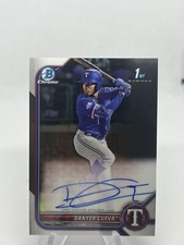 2022 Bowman Chrome Danyer Cueva 1st Prospect Auto Autograph #CPA-DCA Rangers