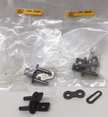 Tsubaki Type 40AA1 Connecting Link AA-1 Attachment (Pack Of 3)