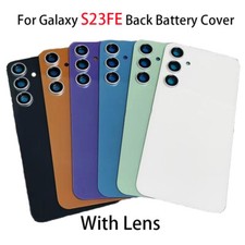 For Samsung Galaxy S23 FE Replace Battery Back Door Glass Cover with Camera Lens