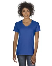 NEW Gildan Women's Heavy Cotton Short Sleeves Ladies  V-Neck T-Shirt M-G500VL